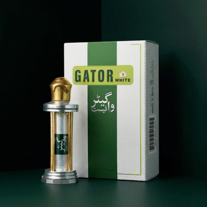 Gator White | Affordable Attar Oil | 12ml